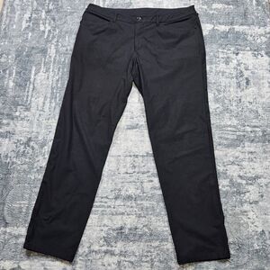 Lululemon ABC Classic Fit Pants Mens 38 Black Five Pocket Performance Warpstreme